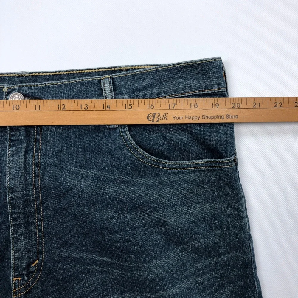 Levis 517 Mens 40x32 Blue Bootcut Jeans Medium Wash Denim Stretch Pants